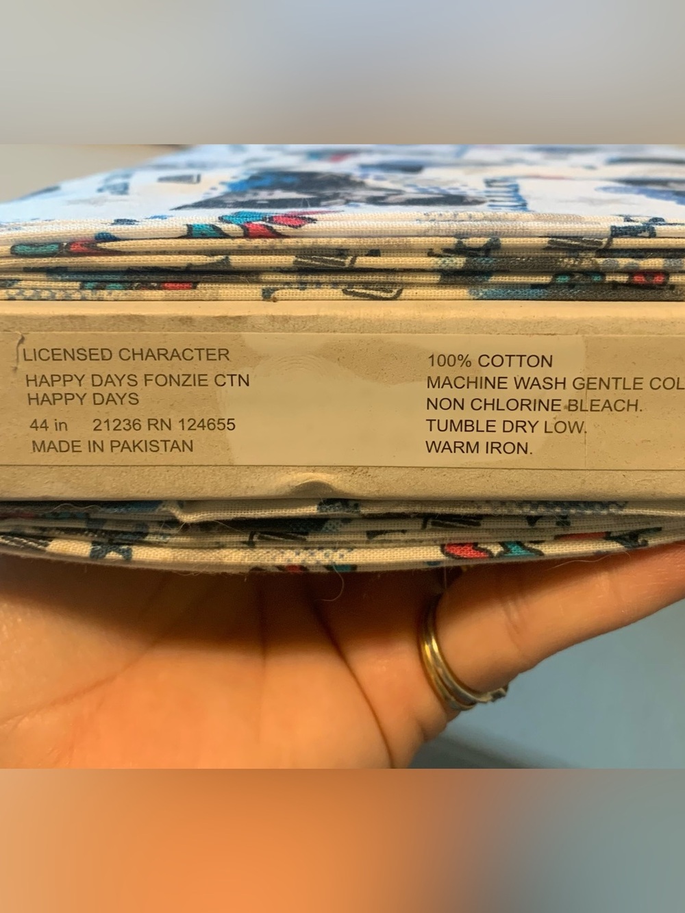 Happy Days Fonzie Licensed Character Cotton Fabric Brand New by the Yard